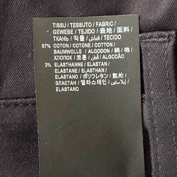 Saint Laurent Paris (SLP) Slim-Fit Chinos, Size 28 (Navy) - Picture 6 of 7